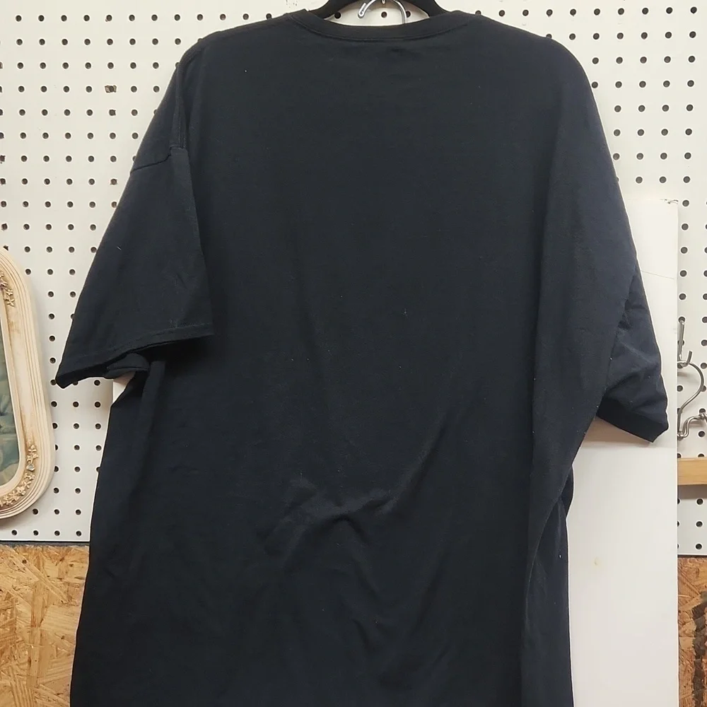 Camping is how I spend most days black tshirt 3xl great condition Jerzees - Picture 4 of 4